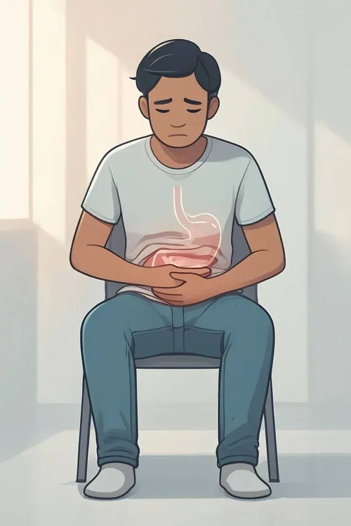 Illustration de troubles digestifs